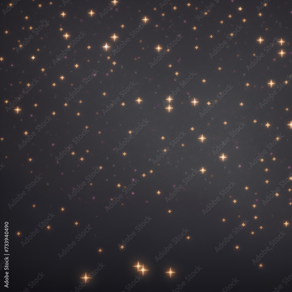 Fototapeta premium Shining abstraction: brilliant details against a deep, dark background. Enhance your project with this captivating illustration.