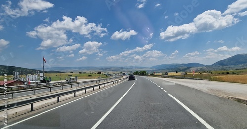 turkish landscape and perfect highways