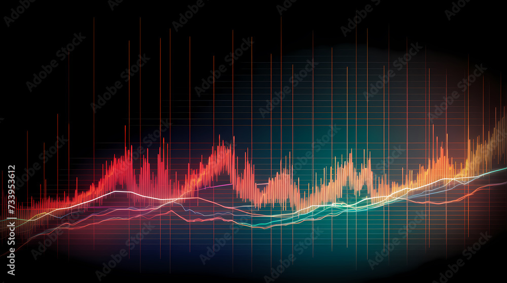 Stock market information technology concept illustration, illustration that can be used to analyze financial statements Stock market information technology concept illustration, illustration that can be used to analyze financial statements