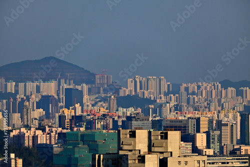 View of Hong Kong city
