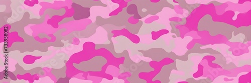 Pink camouflage pattern background. Military camouflage seamless pattern background banner.