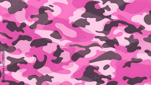 Seamless pink camouflage pattern. Military camouflage pattern background.