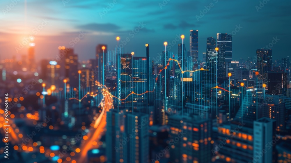 Fototapeta premium Navigating Business Success: Revenue Growth and Profit Maximization