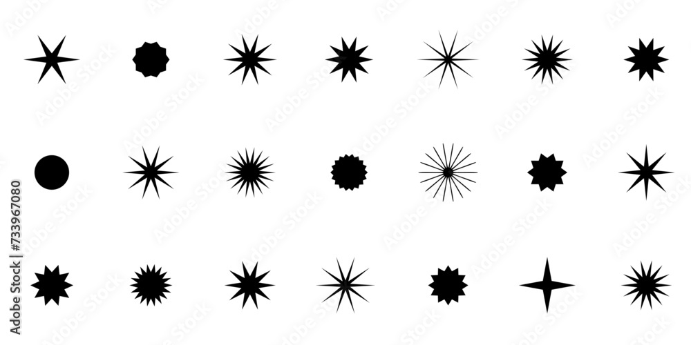 Abstract geometric vector shapes for infographics, web design and unique modern designs. Set of unique geometric shapes on white isolated background Abstract geometric vector shapes for infographics, web design and unique modern designs. Set of unique geometric shapes on white isolated background