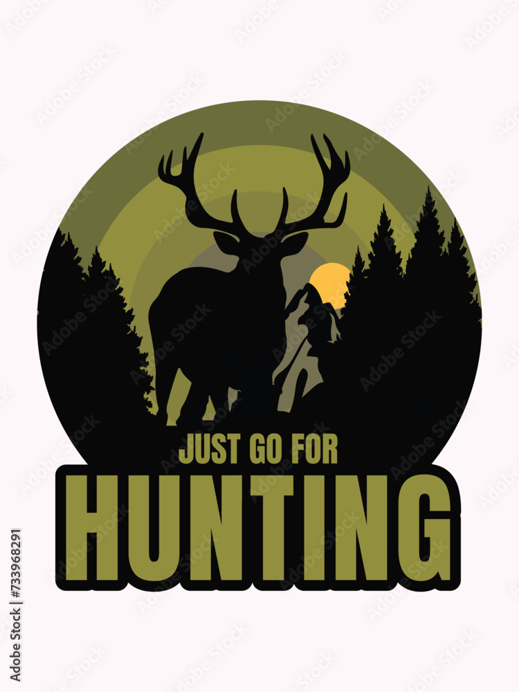 Hunting T Shirt Design