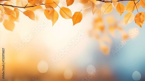 Spring season, vibrant green background