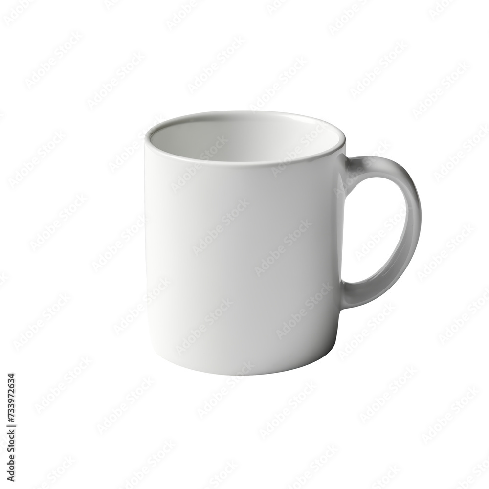 White Mug isolated on a transparent background. White Mug isolated on a transparent background.