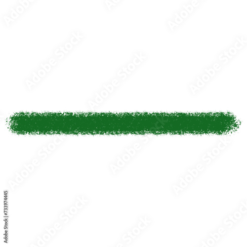 A green underscore line, isolated on a transparent background.