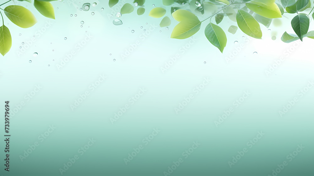 Spring background, green natural rustic background
