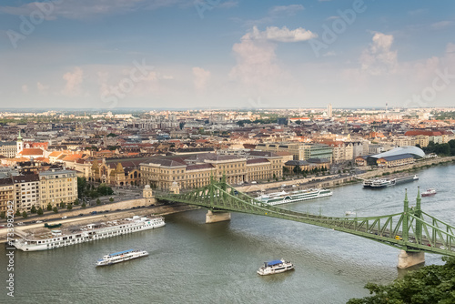 Panorama of Budapest.