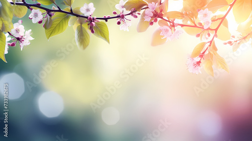 Spring background, green natural rustic background © Derby