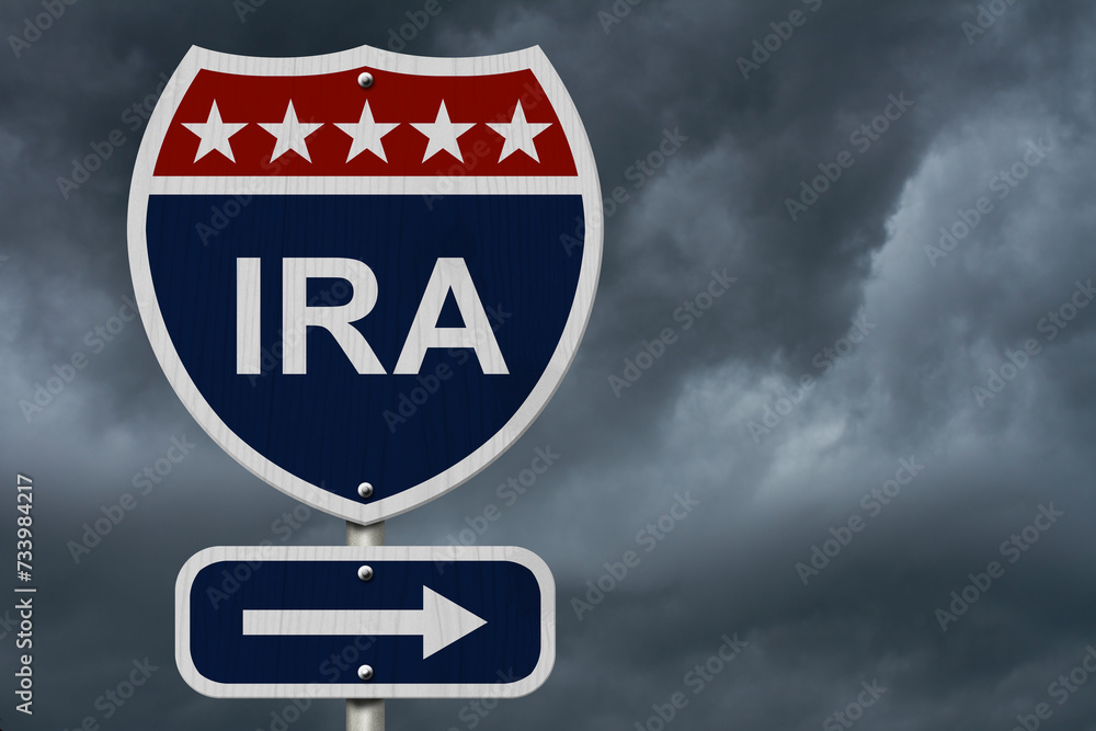 American IRA Highway Road Sign American IRA Highway Road Sign
