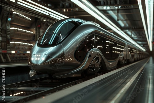 Ultrahigh speed train. © imlane