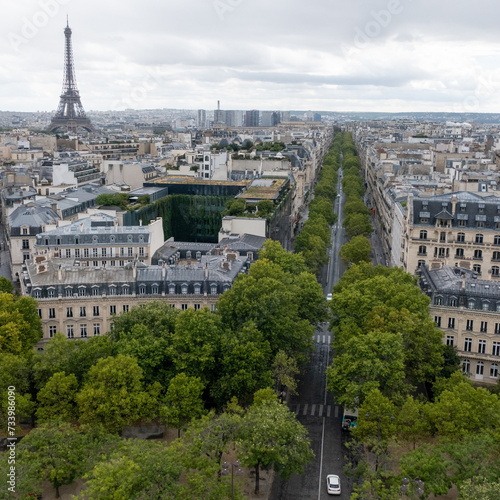 Paris depuis l'Arc de Triomphe