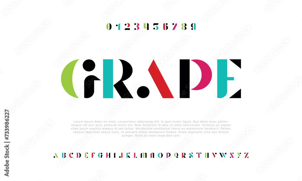 Grape crypto colorful stylish small alphabet letter logo design.