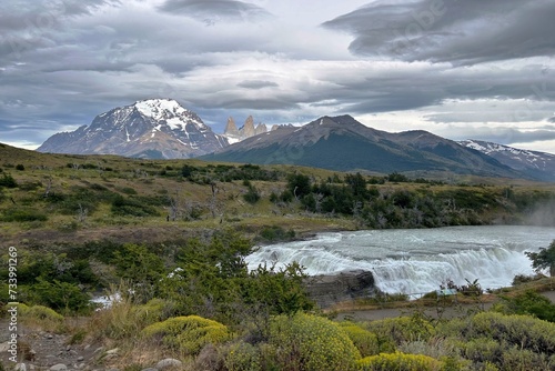 Patagonia: panorami; natura; torres del paine; montagne; neve;