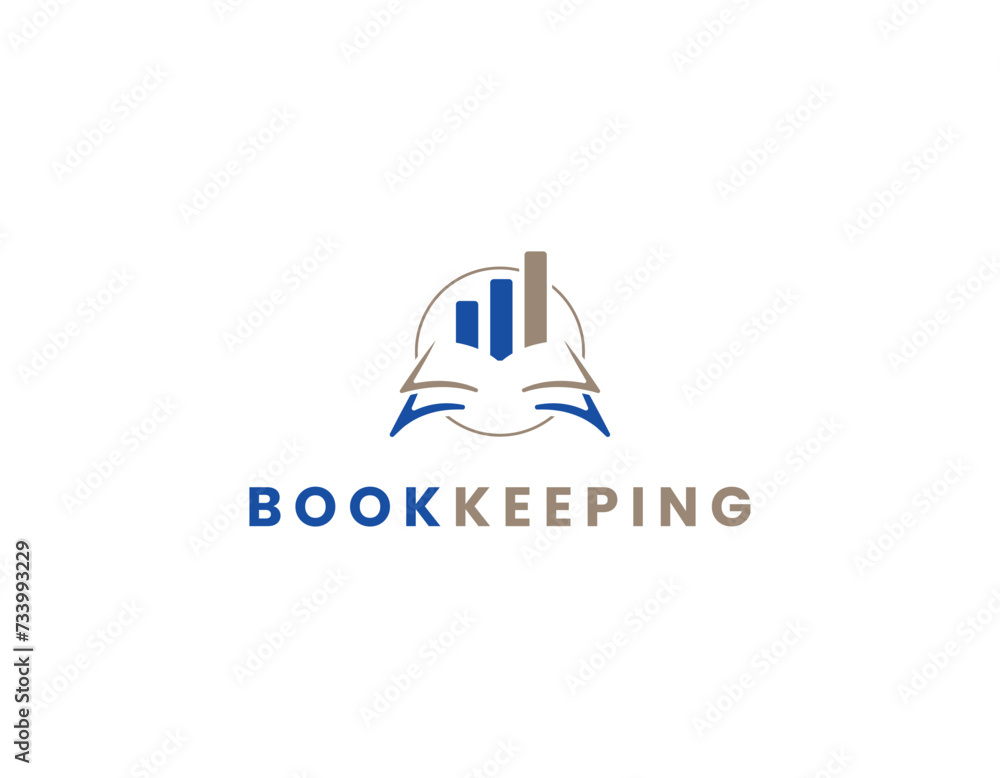 Accounting Financial Business Logo Design Template