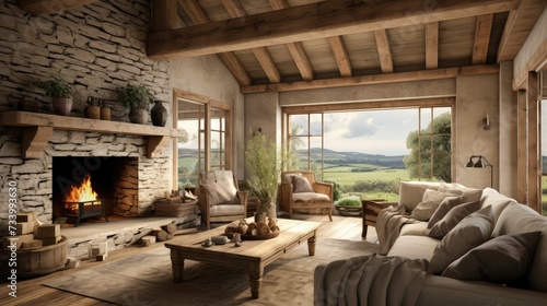 country farm house interior © PikePicture