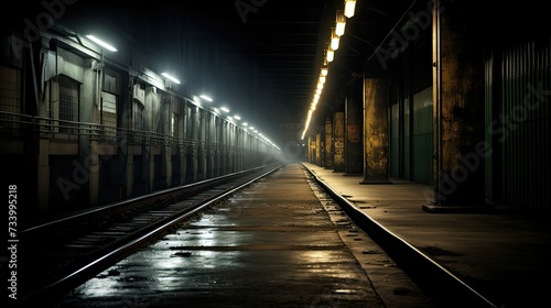 tunnel subway tracks