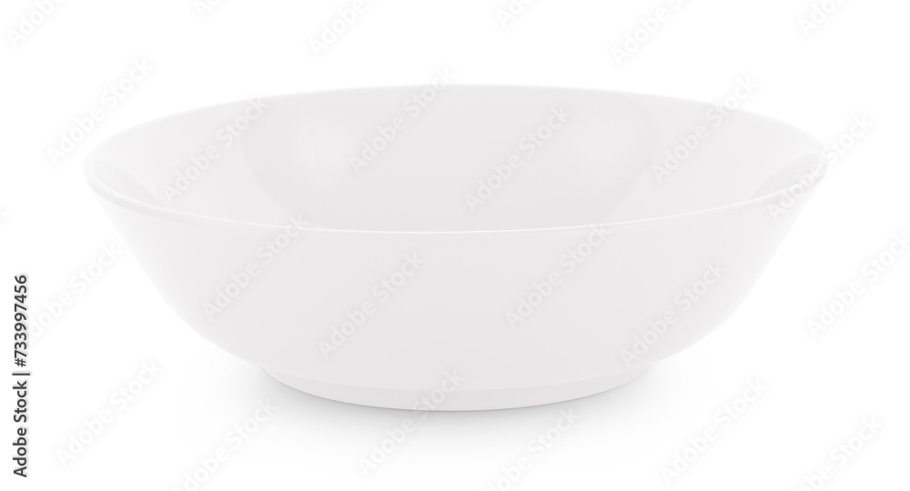 empty bowl isolated on white background. empty bowl isolated on white background.