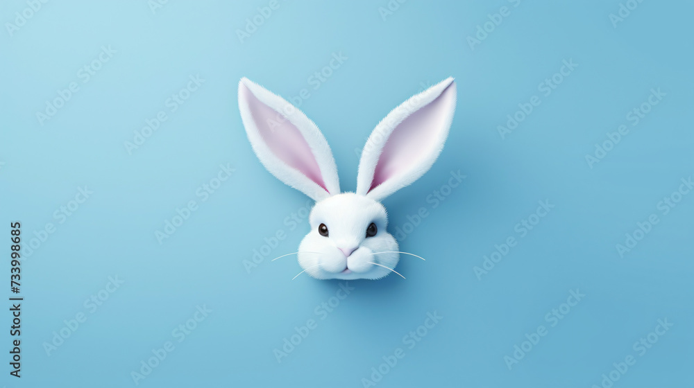 White rabbit ear