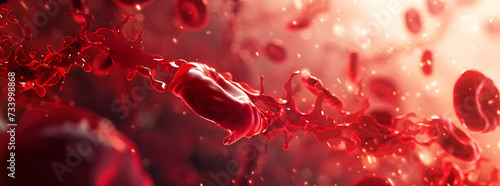 Red blood cells background
