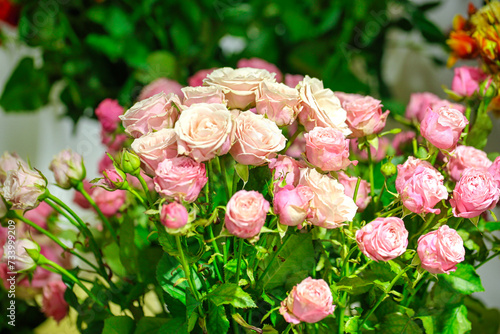 Pink Flower Bouquet in Vase