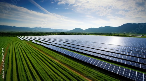 energy solar panel farm