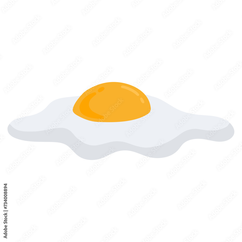 sunny side up. fried egg illustration sunny side up. fried egg illustration