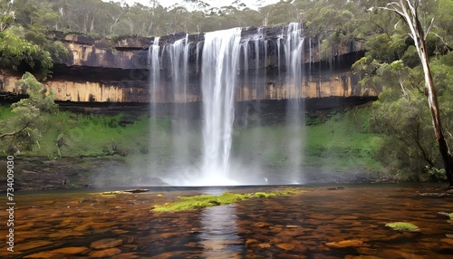 Russell Falls in Tasmania, Australia
