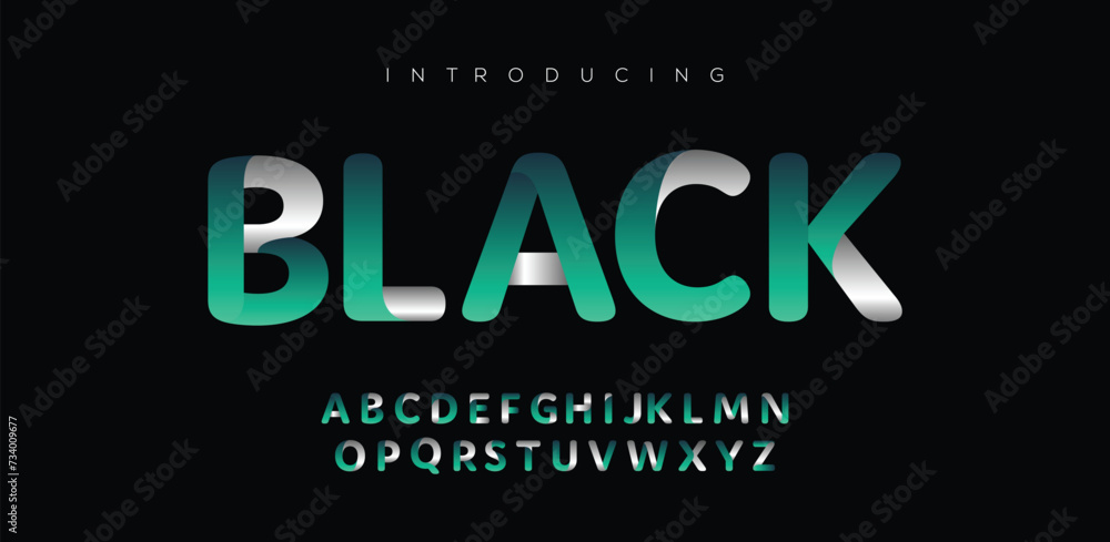 Black Modern minimal abstract alphabet fonts. Typography technology, electronic, movie, digital, music, future, logo creative font. vector illustration Black Modern minimal abstract alphabet fonts. Typography technology, electronic, movie, digital, music, future, logo creative font. vector illustration