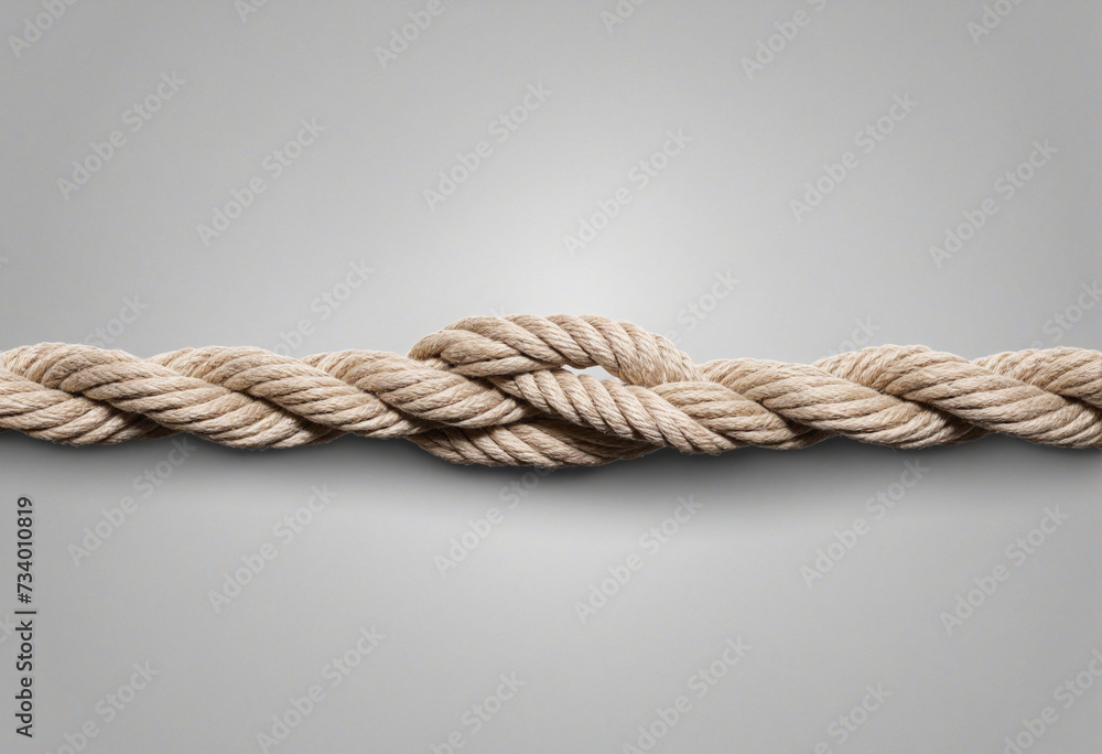Realistic isolated rope for decorative and covering purposes on ...