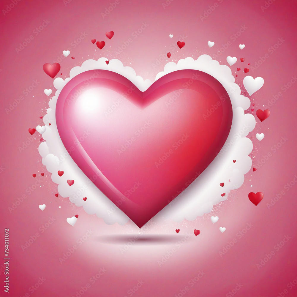 Valentine's Day Love Symbol Icon Concept