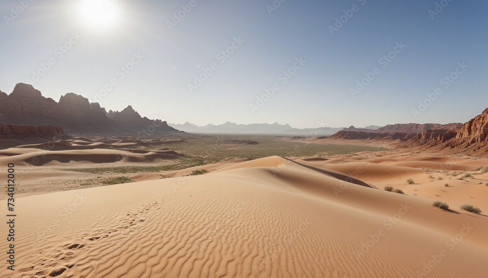 Exquisite Desert Scenery with Intricate Features