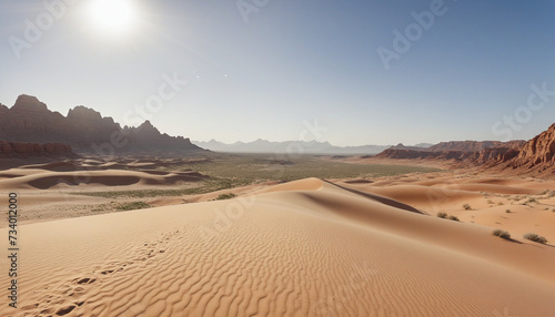 Exquisite Desert Scenery with Intricate Features