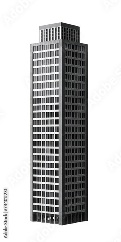 Skyscraper, PNG image, transparent background.