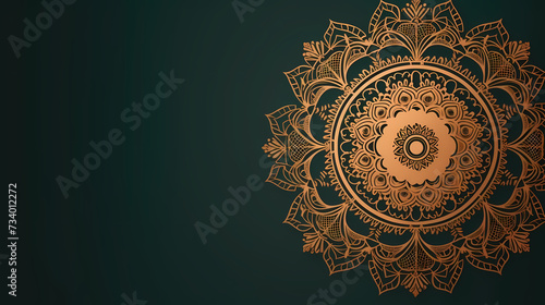 Intricate mandala with numerous vibrant patterns