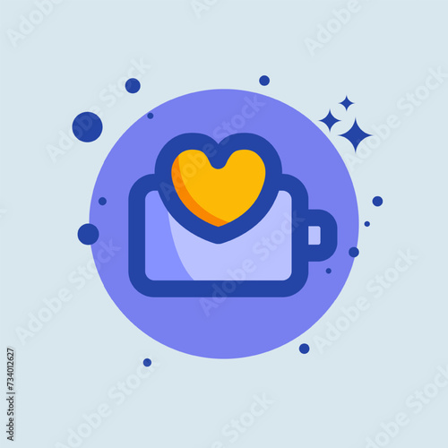 Battery health flat illustration. Energy signs vector illustration.