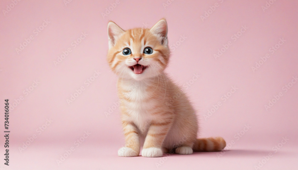Adorable image of baby cat Adorable image of baby cat