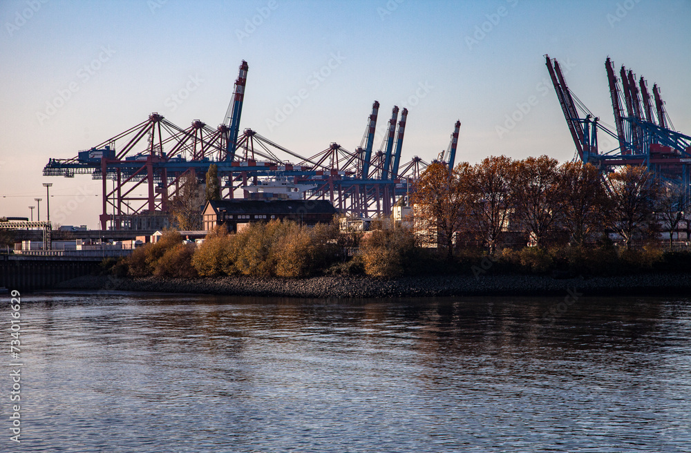 Containerterminal Altenwerder at Hamburg Port