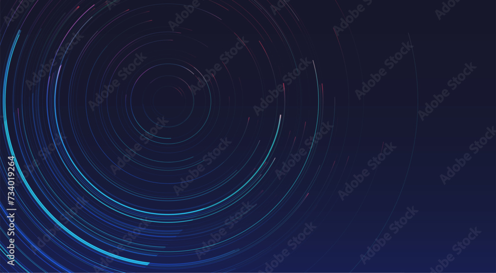 Glowing lines on blue background. Glowing lines on blue background.