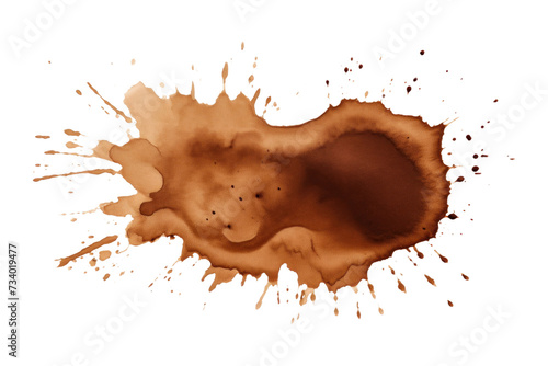 PNG Dry brown coffee stains backgrounds white background splattered.