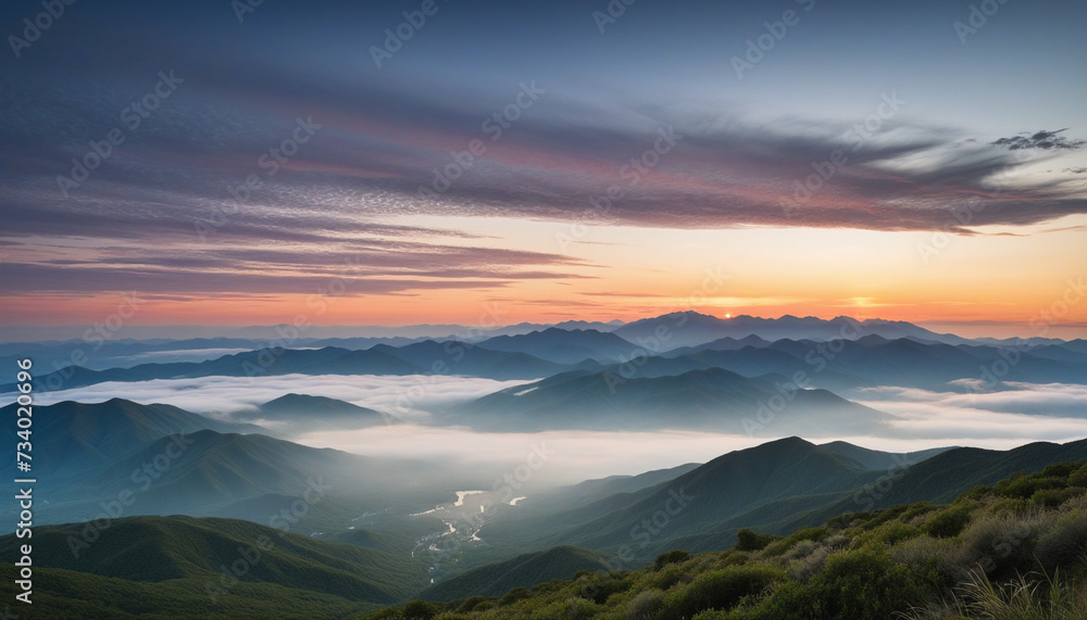 Mountain Sunset Mountain Sunset