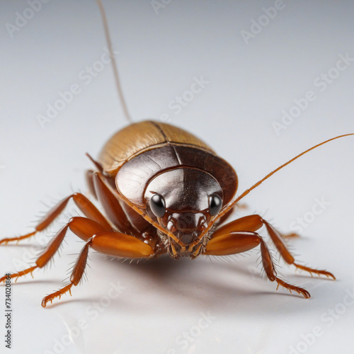 Isolated cockroach on white background © SR07XC3