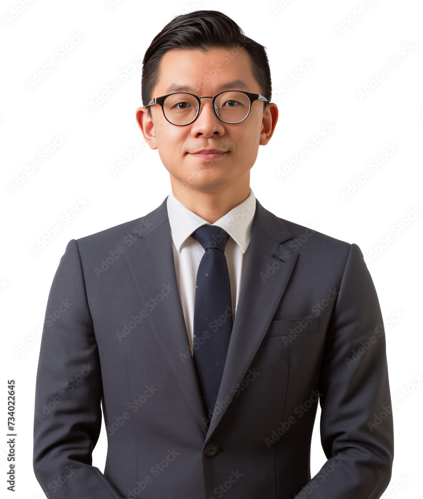 Portrait of asian businessman wearing suit isolated. Portrait of asian businessman wearing suit isolated.