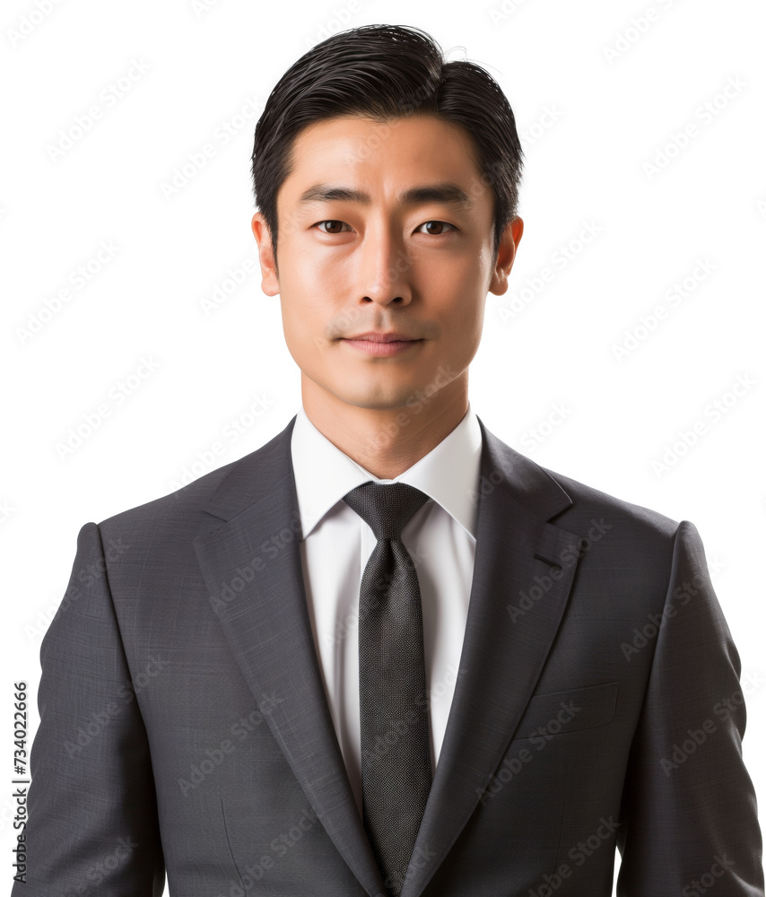 Portrait of asian businessman wearing suit isolated. Portrait of asian businessman wearing suit isolated.