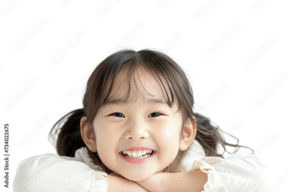 Studio portrait of a cute happy little girl with a beautiful smile isolated on transparent png background. Studio portrait of a cute happy little girl with a beautiful smile isolated on transparent png background.