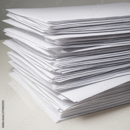 White paper stack