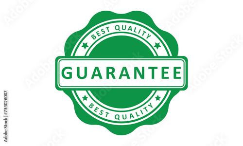 Guarantee stamp logo with transparent png and vector file