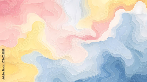 Rainbow gradient abstract colorful watercolor background